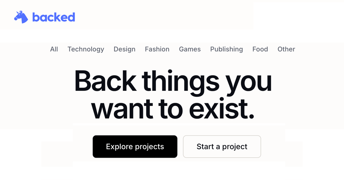 I built a simpler crowdfunding platform for people who make things